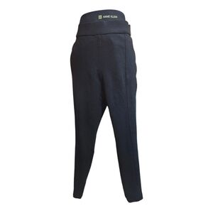 Anne Klein Black Tapered Ankle Pants